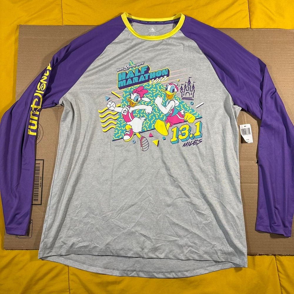 Disney Half Marathon 2023 long sleeve shirt Size Large NWT
